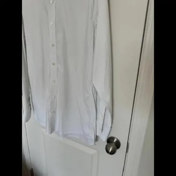 Proper Cloth - Men's Performance White Twill‎ Dress Shirt - Picture 2 of 6